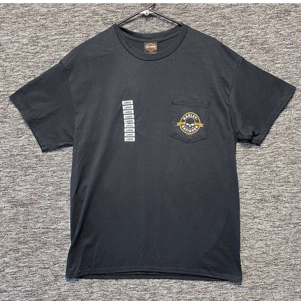 Harley-Davidson London Bridge Shirt NWT Large Black Lake Havasu City AZ Pocket T